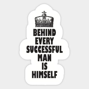 Successful Man Sticker